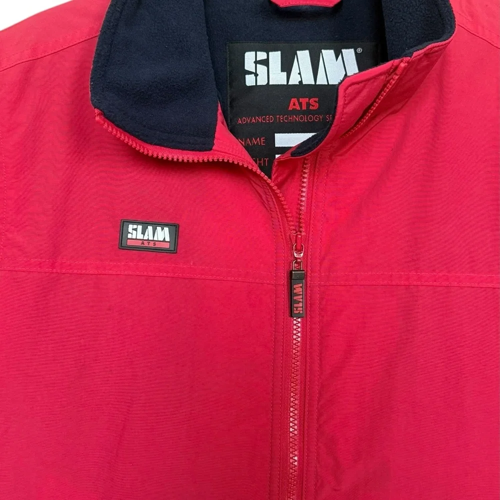 Slam ATS Men’s Sz L Water Resistant Sailing Yacht Vest Nautical Fleece Lined
